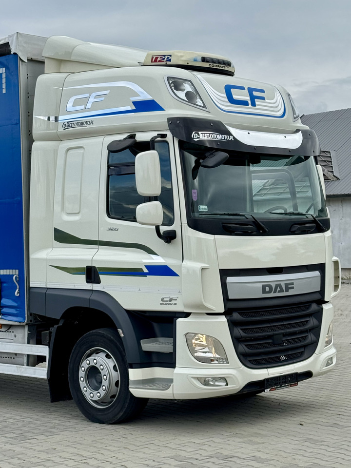 Curtainsider truck DAF CF 320 / FIRANKA / 24 EUROPALETY / SYPIALKA / AUTOMAT / KLIMA POSTOJOWA / 2017 ROK: picture 7