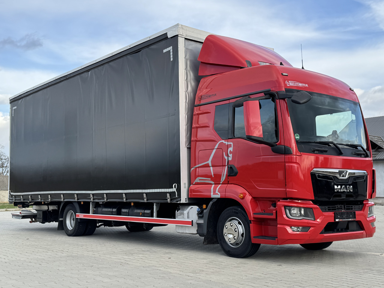 MAN TGL 12.250 / FIRANKA / WINDA / 20 EUROPALET / 8.20 M DŁ / SYPIALKA / 2021 - Curtainsider truck: picture 1 MAN TGL 12.250 / FIRANKA / WINDA / 20 EUROPALET / 8.20 M DŁ / SYPIALKA / 2021 - Curtainsider truck: picture 1