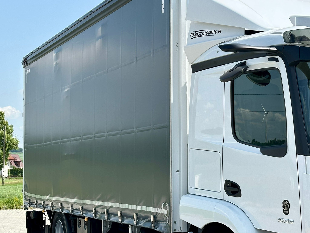 Curtainsider truck MERCEDES-BENZ ACTROS 1833 / FIRANKA / WINDA / 18 PALET / AUTOMAT / 310 TYS KM / DUŻY SILNIK / 2020 ROK / SYPIALKA: picture 15