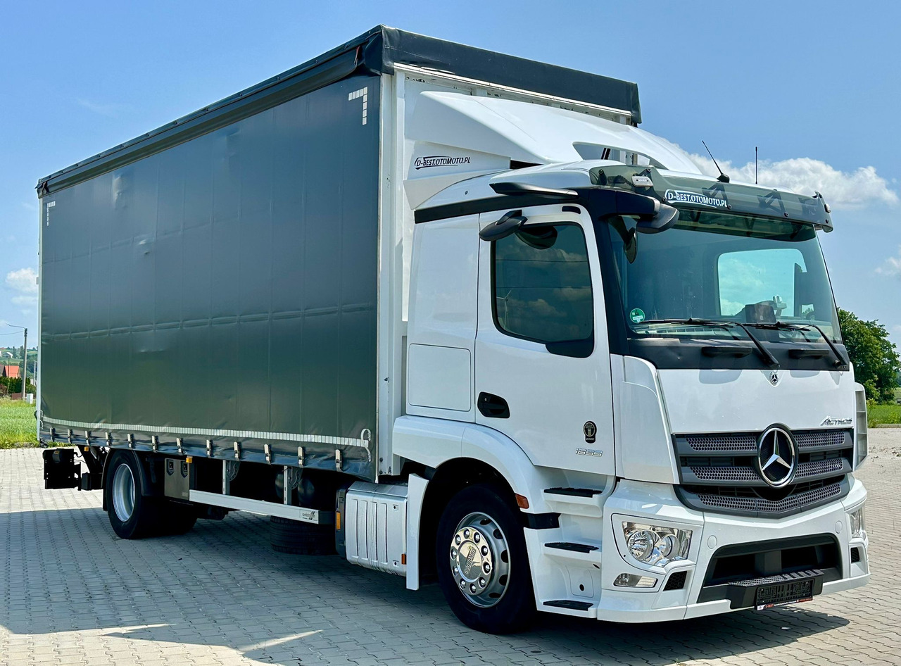 MERCEDES-BENZ ACTROS 1833 / FIRANKA / WINDA / 18 PALET / AUTOMAT / 310 TYS KM / DUŻY SILNIK / 2020 ROK / SYPIALKA - Curtainsider truck: picture 1 MERCEDES-BENZ ACTROS 1833 / FIRANKA / WINDA / 18 PALET / AUTOMAT / 310 TYS KM / DUŻY SILNIK / 2020 ROK / SYPIALKA - Curtainsider truck: picture 1