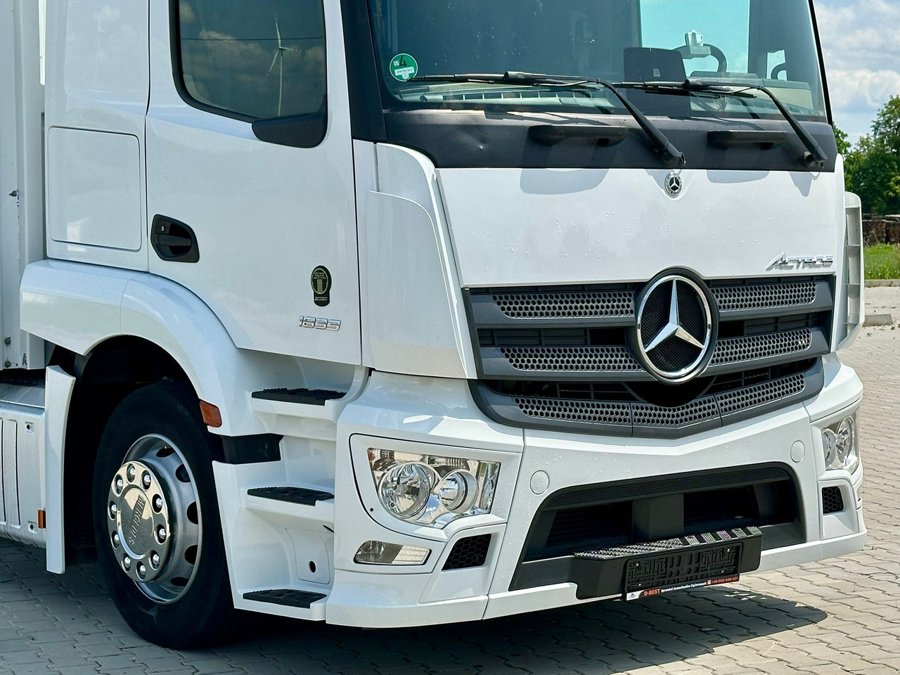Curtainsider truck MERCEDES-BENZ ACTROS 1833 / FIRANKA / WINDA / 18 PALET / AUTOMAT / 310 TYS KM / DUŻY SILNIK / 2020 ROK / SYPIALKA: picture 14