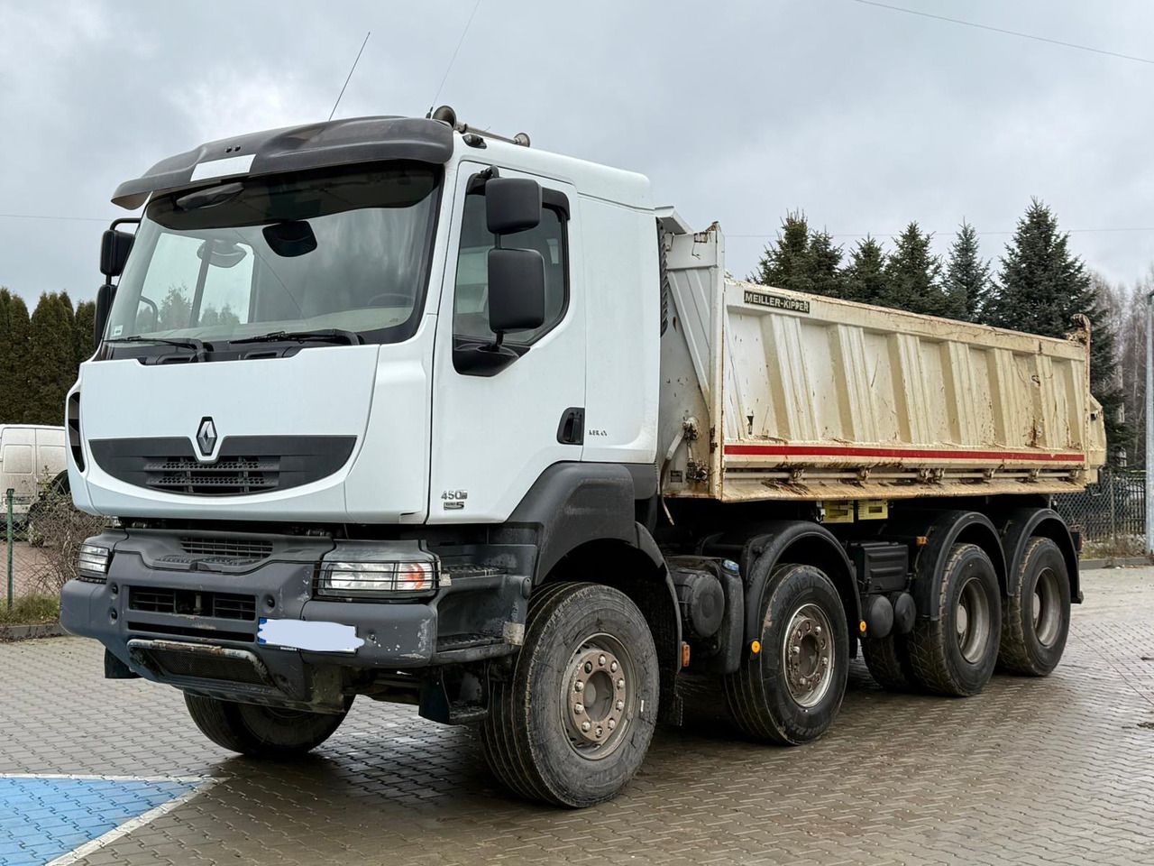 RENAULT KERAX 450 DXI / WYWROTKA / 8X4 / 3 STRONNA / MEILLER / EURO 5 - Tipper: picture 2 RENAULT KERAX 450 DXI / WYWROTKA / 8X4 / 3 STRONNA / MEILLER / EURO 5 - Tipper: picture 2