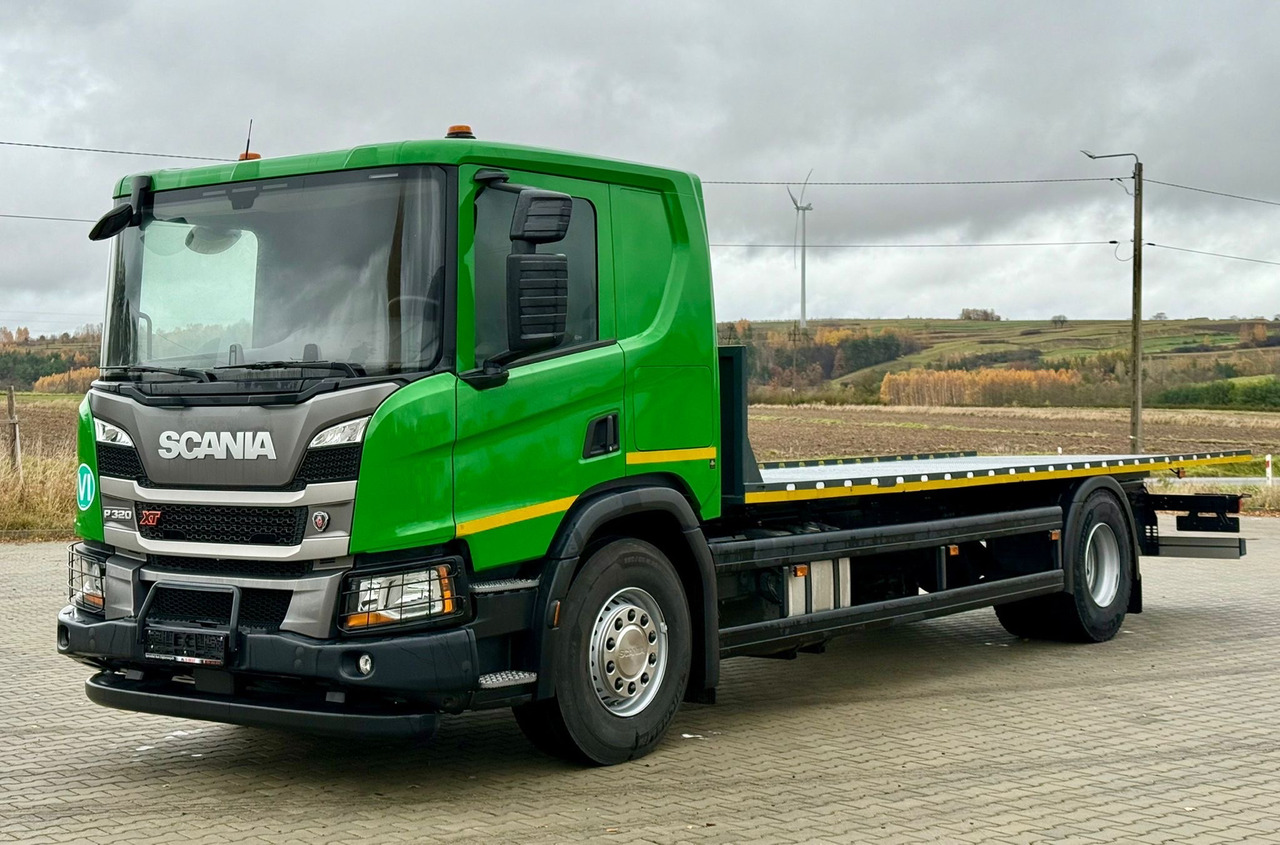 SCANIA P320 / PLATFORMA / NOWY / 5 TYŚ KM / SYPIALKA / 2023 ROK / CAŁA NA PODUSZKACH / 7.7 M DŁUGOŚCI / LAWETA / DO PRZEWOZU MASZYN ROLNICZYCH ITP - Dropside/ Flatbed truck: picture 2 SCANIA P320 / PLATFORMA / NOWY / 5 TYŚ KM / SYPIALKA / 2023 ROK / CAŁA NA PODUSZKACH / 7.7 M DŁUGOŚCI / LAWETA / DO PRZEWOZU MASZYN ROLNICZYCH ITP - Dropside/ Flatbed truck: picture 2