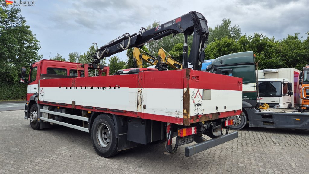 Dropside/ Flatbed truck, Crane truck Mercedes-Benz 1833 HIAB Kran, Funk FB Scheckheft gepflegt bei Mercedes: picture 10