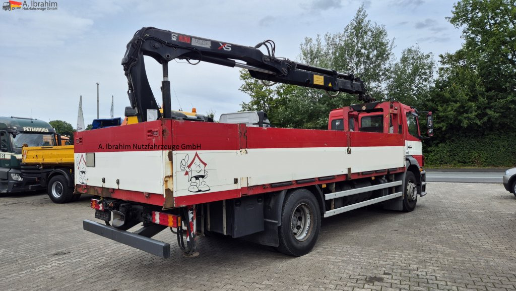 Dropside/ Flatbed truck, Crane truck Mercedes-Benz 1833 HIAB Kran, Funk FB Scheckheft gepflegt bei Mercedes: picture 12