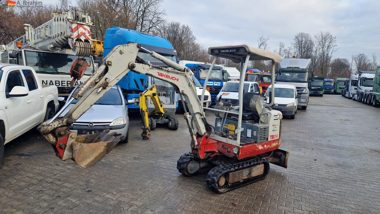 Takeuchi TB 014 Minibagger Zustand gut - Mini excavator: picture 1 Takeuchi TB 014 Minibagger Zustand gut - Mini excavator: picture 1