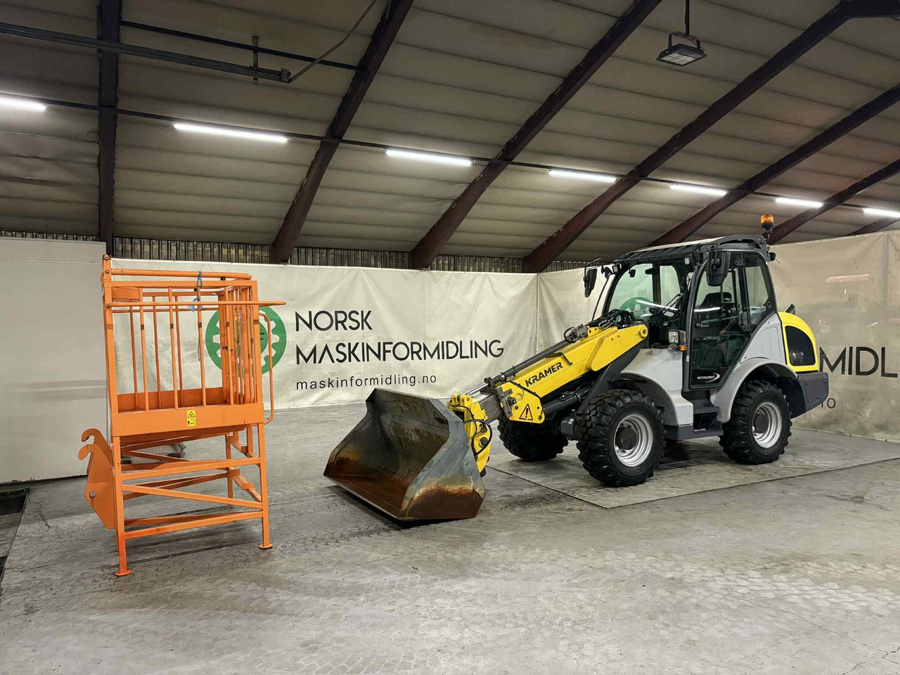 KramerAllrad 8085T #Traktor, Mannskapskurv og Skuffe - Wheel loader: picture 4 KramerAllrad 8085T #Traktor, Mannskapskurv og Skuffe - Wheel loader: picture 4