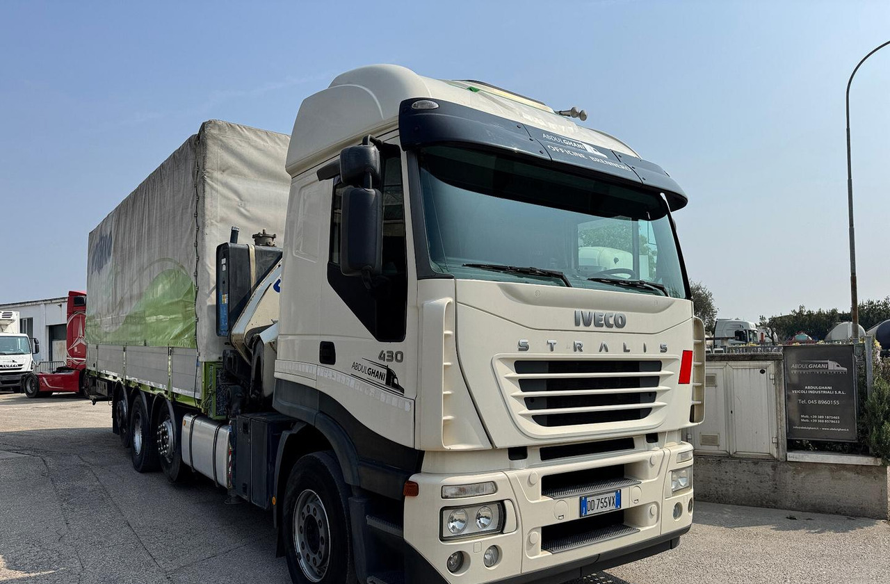 IVECO 430 - 4 ASSI STRADALE CON GRU - Curtainsider truck, Crane truck: picture 2 IVECO 430 - 4 ASSI STRADALE CON GRU - Curtainsider truck, Crane truck: picture 2