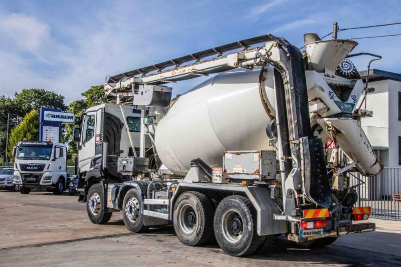 Concrete mixer truck Renault C430+THEAM 12M (belt/band/tapis): picture 7