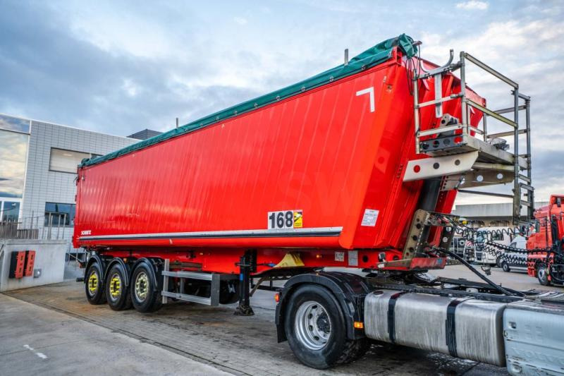 Schmitz ALU-52m3 (GRAIN/CEREALIERE/GETREIDE)+BACHE - Tipper semi-trailer: picture 2 Schmitz ALU-52m3 (GRAIN/CEREALIERE/GETREIDE)+BACHE - Tipper semi-trailer: picture 2