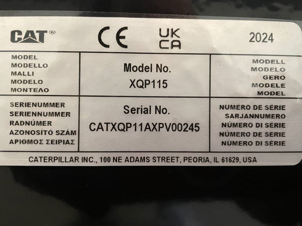 Generator set CAT XQP115 - Generator 115 kVA Stage V - DPX-18125: picture 22