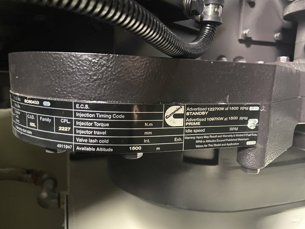Generator set Cummins KTA50-G3 - 1375 kVA Generator - DPX-18819: picture 9