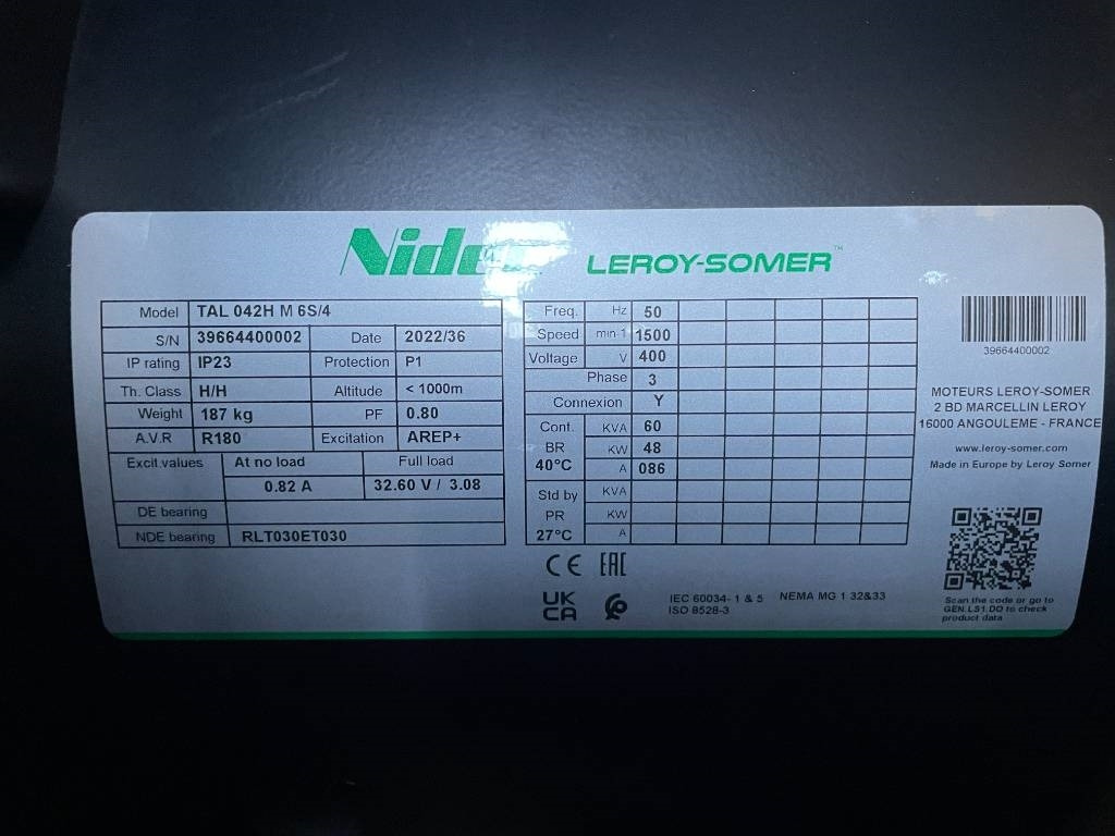 Generator set Kohler KDI2504T - 50 kVA Stage V Generator - DPX-19005: picture 18