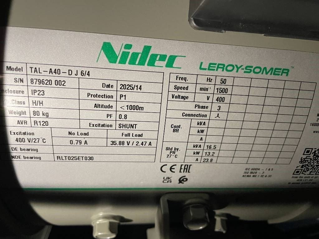 Generator set Perkins 403A-15G2 - 17 kVA Generator - DPX-19800.1: picture 21 Generator set Perkins 403A-15G2 - 17 kVA Generator - DPX-19800.1: picture 21