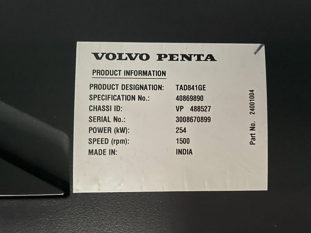 Generator set Volvo TAD841GE - 275 kVA Generator - DPX-18876: picture 19
