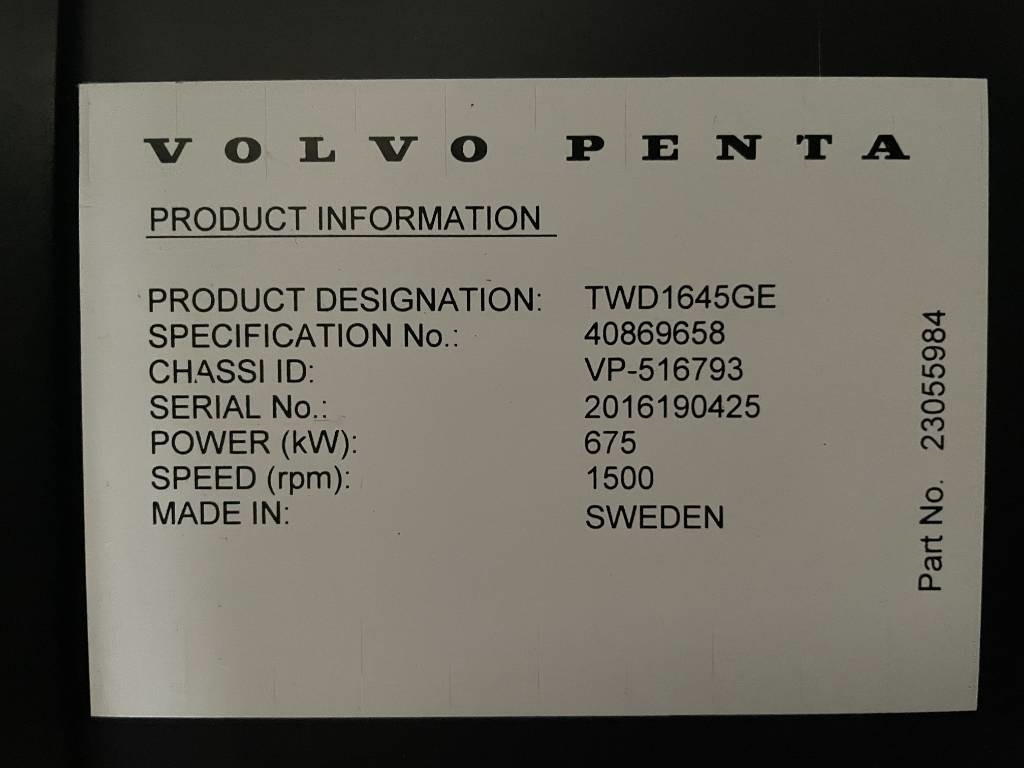 Generator set Volvo TWD1645GE - 770 kVA Generator - DPX-18885: picture 18