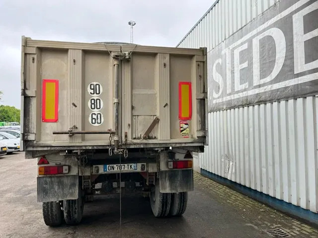 Tipper semi-trailer Benalu 2 Axle , 8 Tyres , Alu Tipper , Spring Suspension , Drum Brakes: picture 7