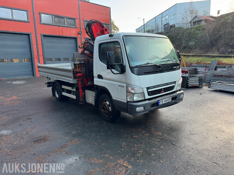 2008 Fuso Canter 7C18 - kranbil med 3-veis tipp - Atlas AK601.3 kran - EU-godkjent til 05/2026 - Crane truck: picture 3 2008 Fuso Canter 7C18 - kranbil med 3-veis tipp - Atlas AK601.3 kran - EU-godkjent til 05/2026 - Crane truck: picture 3