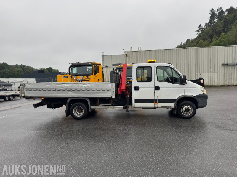 2008 Iveco Daily 65C18 lastebil - kranbil m/plan, HMF 340-kran, dobbeltkabin - Crane truck: picture 4 2008 Iveco Daily 65C18 lastebil - kranbil m/plan, HMF 340-kran, dobbeltkabin - Crane truck: picture 4