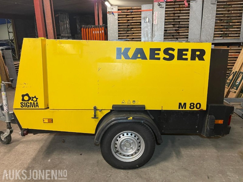 2012 Kaeser M 80 Tilhenger kompressor - Construction equipment: picture 2 2012 Kaeser M 80 Tilhenger kompressor - Construction equipment: picture 2
