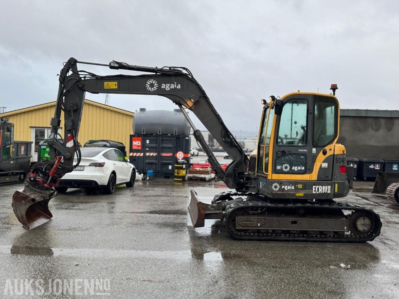 2013 Volvo ECR88 gravemaskin med 3 skuffer, Indexator tiltrotator Sertifisert 10.26 8677T - Mini excavator: picture 2 2013 Volvo ECR88 gravemaskin med 3 skuffer, Indexator tiltrotator Sertifisert 10.26 8677T - Mini excavator: picture 2
