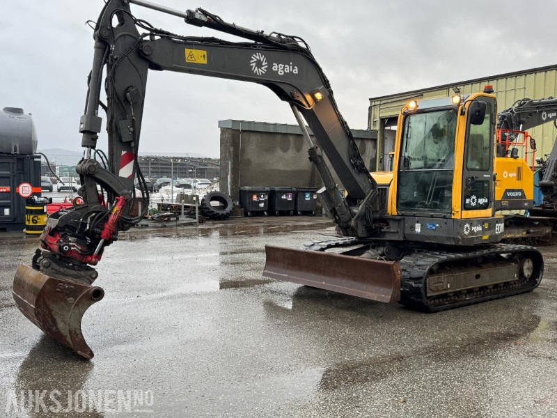 2013 Volvo ECR88 gravemaskin med 3 skuffer, Indexator tiltrotator Sertifisert 10.26 8677T - Mini excavator: picture 1 2013 Volvo ECR88 gravemaskin med 3 skuffer, Indexator tiltrotator Sertifisert 10.26 8677T - Mini excavator: picture 1