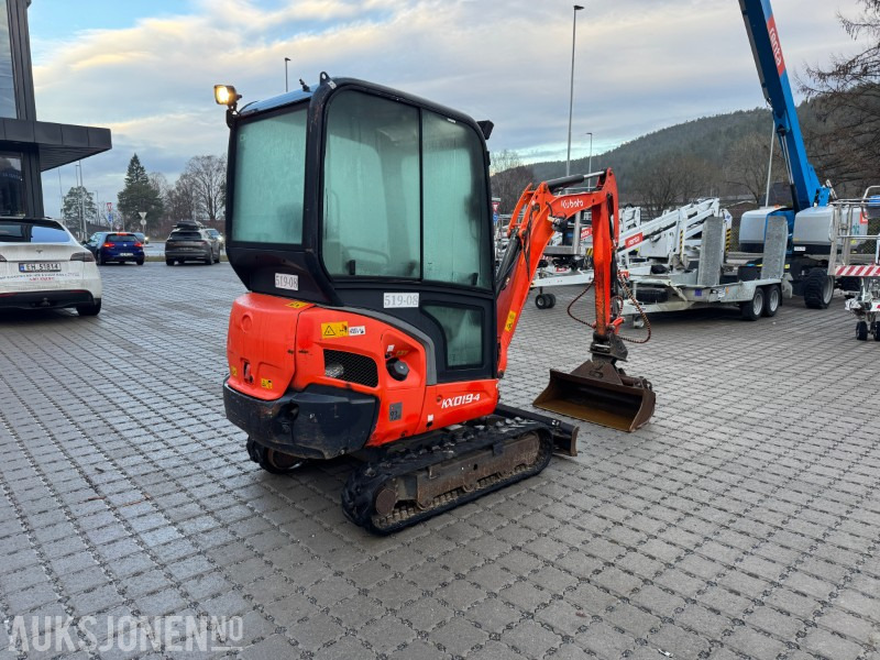 2014 Kubota KX019-4 minigraver - 4225 timer - Mini excavator: picture 5 2014 Kubota KX019-4 minigraver - 4225 timer - Mini excavator: picture 5