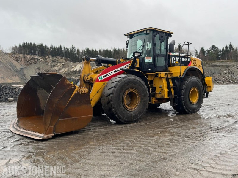 2015 CAT 966M FOREST MACHINE HJULLASTER, VEKT, SENTRALSMØRING, FULL SERVICEHISTORIKK, SKUFFE - Wheel loader: picture 1 2015 CAT 966M FOREST MACHINE HJULLASTER, VEKT, SENTRALSMØRING, FULL SERVICEHISTORIKK, SKUFFE - Wheel loader: picture 1