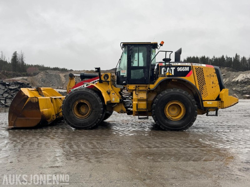 Wheel loader 2015 CAT 966M FOREST MACHINE HJULLASTER, VEKT, SENTRALSMØRING, FULL SERVICEHISTORIKK, SKUFFE: picture 8