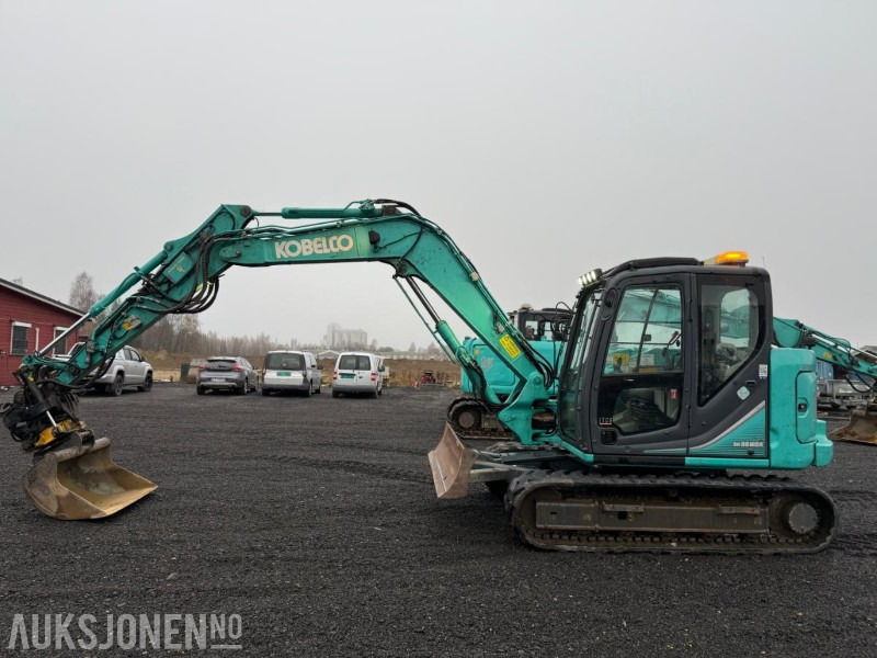 2015 Kobelco SK85MSR-3E Gummibelter, Engcon tiltrotator, 6213 timer - Excavator: picture 2 2015 Kobelco SK85MSR-3E Gummibelter, Engcon tiltrotator, 6213 timer - Excavator: picture 2