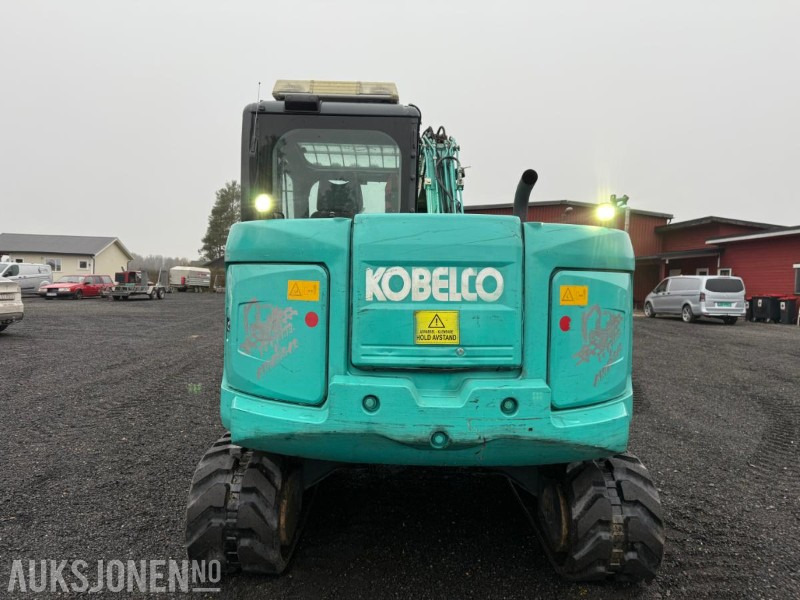2015 Kobelco SK85MSR-3E Gummibelter, Engcon tiltrotator, 6213 timer - Excavator: picture 4 2015 Kobelco SK85MSR-3E Gummibelter, Engcon tiltrotator, 6213 timer - Excavator: picture 4