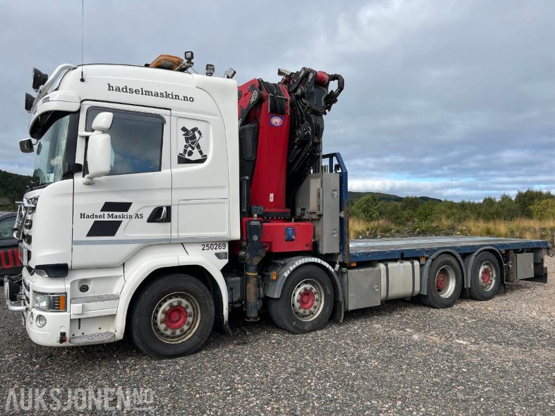 2016 Scania R-serie 8x2 HMF 85TM kranbil, Komplett karmsett, Kran sertifisert Aug 2025, Eu godkjent til 05.10.2026, klar til nye oppdrag ! - Crane truck: picture 2 2016 Scania R-serie 8x2 HMF 85TM kranbil, Komplett karmsett, Kran sertifisert Aug 2025, Eu godkjent til 05.10.2026, klar til nye oppdrag ! - Crane truck: picture 2