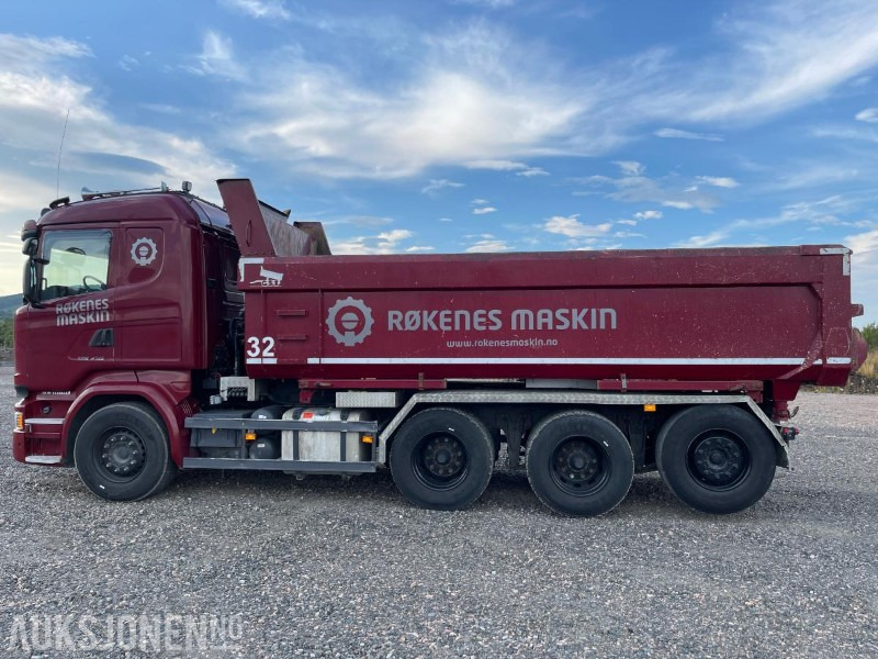 2016 Scania R580 8x4 Tridem Kombibil med kun 254000 km - Tipper: picture 4 2016 Scania R580 8x4 Tridem Kombibil med kun 254000 km - Tipper: picture 4