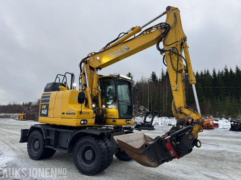 2018 Komatsu PW148-11 hjulmaskin MAKIN GPS, TILTROTATOR MASSE LYS, KAMERAER - Wheel excavator: picture 4 2018 Komatsu PW148-11 hjulmaskin MAKIN GPS, TILTROTATOR MASSE LYS, KAMERAER - Wheel excavator: picture 4