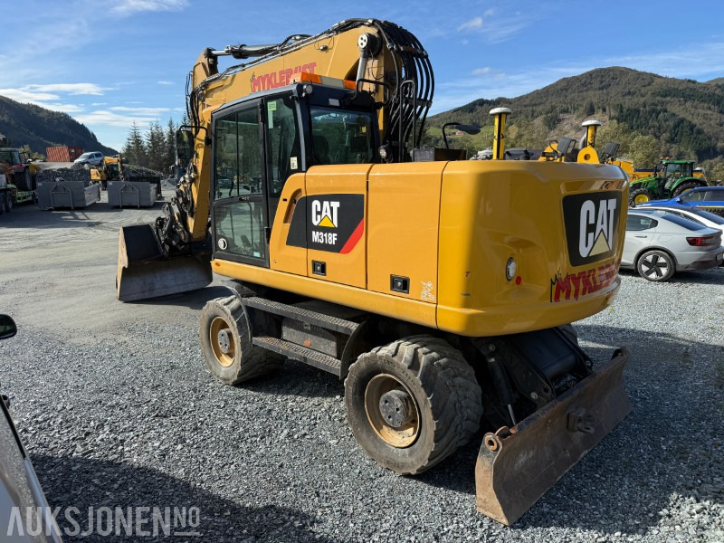 2018 Velholdt Cat M318F Hjulgraver med OilQuick Rototilt R6, 9577 timer - Excavator: picture 4 2018 Velholdt Cat M318F Hjulgraver med OilQuick Rototilt R6, 9577 timer - Excavator: picture 4