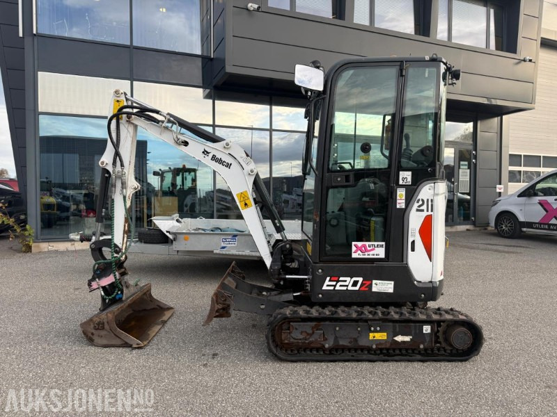 2021 Bobcat E20Z minigraver - servicehistorikk - 2 skuffer. - Mini excavator: picture 1 2021 Bobcat E20Z minigraver - servicehistorikk - 2 skuffer. - Mini excavator: picture 1