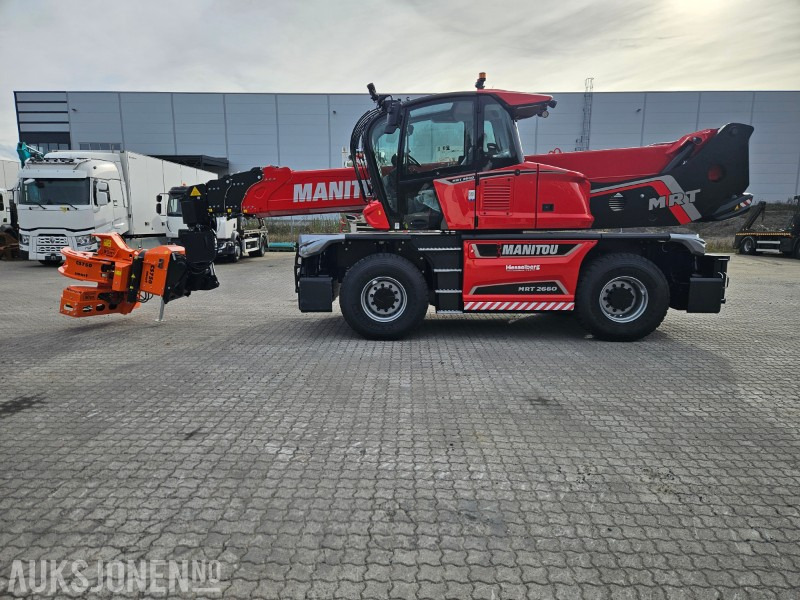 2025 NY - Manitou MRT 2660. Vinsj, Mannskapskurv, Beskjæringsklo/ sag , Gafler - Telescopic handler: picture 1 2025 NY - Manitou MRT 2660. Vinsj, Mannskapskurv, Beskjæringsklo/ sag , Gafler - Telescopic handler: picture 1