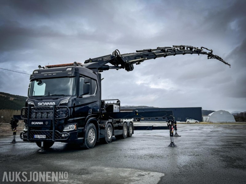 2025 Scania R770 - 8x4 - Trekkvogn med Fassi 115 Tonnmeter kran med L616 Jib og V20 Vinsj - Model F1150RA.2.28 XHE-Dynamic - Kun 11.000 km - Crane truck: picture 1 2025 Scania R770 - 8x4 - Trekkvogn med Fassi 115 Tonnmeter kran med L616 Jib og V20 Vinsj - Model F1150RA.2.28 XHE-Dynamic - Kun 11.000 km - Crane truck: picture 1