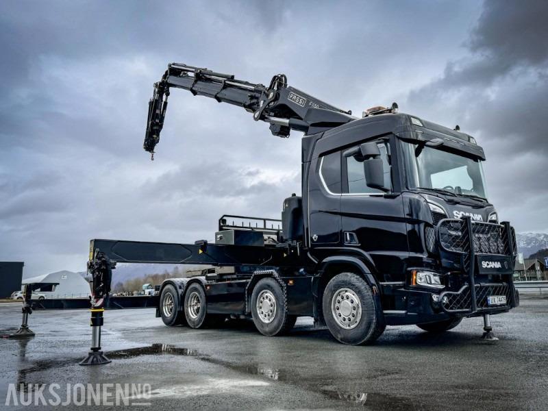 2025 Scania R770 - 8x4 - Trekkvogn med Fassi 115 Tonnmeter kran med L616 Jib og V20 Vinsj - Model F1150RA.2.28 XHE-Dynamic - Kun 11.000 km - Crane truck: picture 4 2025 Scania R770 - 8x4 - Trekkvogn med Fassi 115 Tonnmeter kran med L616 Jib og V20 Vinsj - Model F1150RA.2.28 XHE-Dynamic - Kun 11.000 km - Crane truck: picture 4