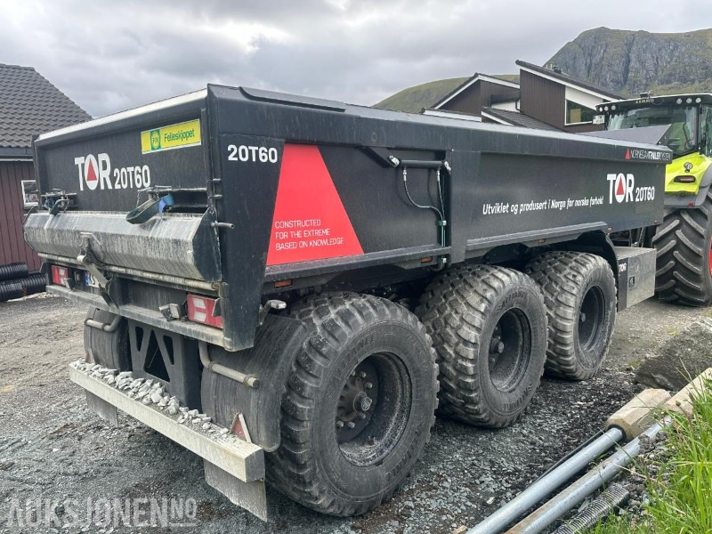 TOR Dumperhenger - DH 20T60 - 20 tonn nyttelast - 60 km/t - BPW tridem system - Luftbremser - Agricultural machinery: picture 4 TOR Dumperhenger - DH 20T60 - 20 tonn nyttelast - 60 km/t - BPW tridem system - Luftbremser - Agricultural machinery: picture 4
