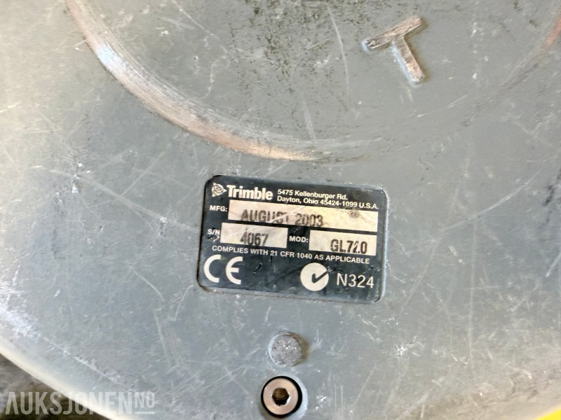 2003 Spectra Pecision laser med Spectra CR600 reciever - Attachment for Construction machinery: picture 4 2003 Spectra Pecision laser med Spectra CR600 reciever - Attachment for Construction machinery: picture 4