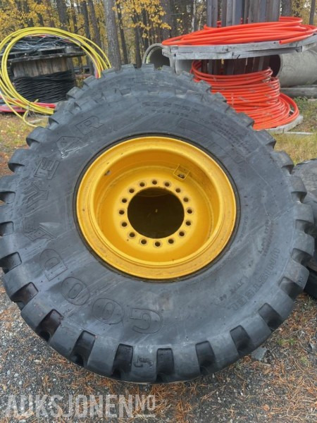 2015 4 Stk 20,5/25 GoodYear hjullasterdekk - Attachment for Construction machinery: picture 1 2015 4 Stk 20,5/25 GoodYear hjullasterdekk - Attachment for Construction machinery: picture 1
