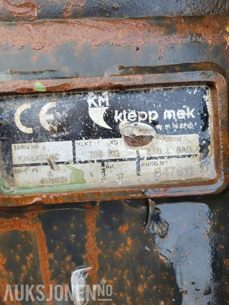 2017 KLEPP MEKANISKE KMAX30RC TANNSKUFF - Attachment for Construction machinery: picture 3 2017 KLEPP MEKANISKE KMAX30RC TANNSKUFF - Attachment for Construction machinery: picture 3