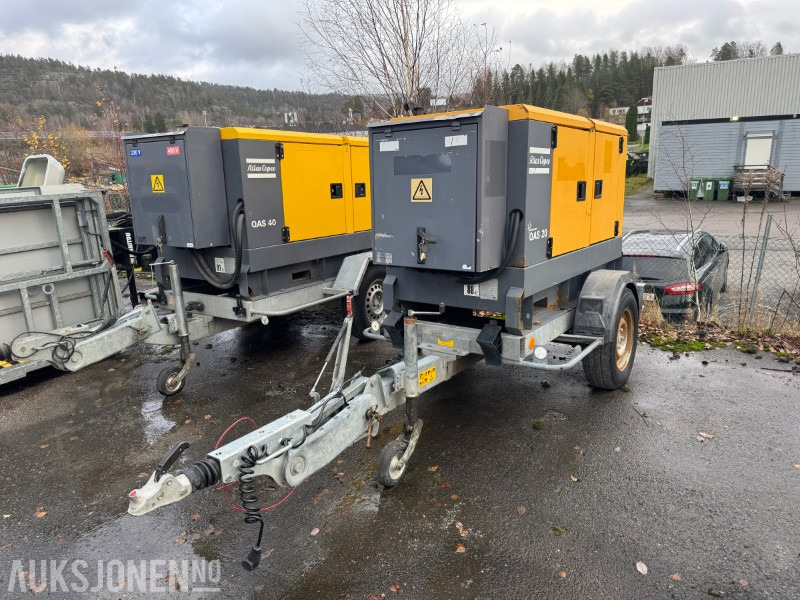 2010 Atlas Copco Atlas Copco QAS 20 - Strømaggregat 20 kVA, 400/230V - Industrial equipment: picture 1 2010 Atlas Copco Atlas Copco QAS 20 - Strømaggregat 20 kVA, 400/230V - Industrial equipment: picture 1