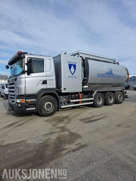 2009 Scania G480 8X4 Kombi suge/spylebil - Fico 2KDE - 125000KM - Municipal/ Special vehicle: picture 1 2009 Scania G480 8X4 Kombi suge/spylebil - Fico 2KDE - 125000KM - Municipal/ Special vehicle: picture 1