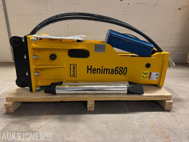 Hydraulic hammer NY HENIMA PIGGHAMMER TIL 4-7 TONNS GRAVEMASKIN S40 M/GARANTI: picture 1