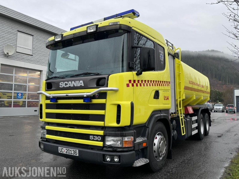 Scania R144 GB 530 - 6X2 - Brannbil / Tankbil - Ziegler FP 8/8 pumpe - 17 m3 tank - Helluft - Fire truck: picture 1 Scania R144 GB 530 - 6X2 - Brannbil / Tankbil - Ziegler FP 8/8 pumpe - 17 m3 tank - Helluft - Fire truck: picture 1