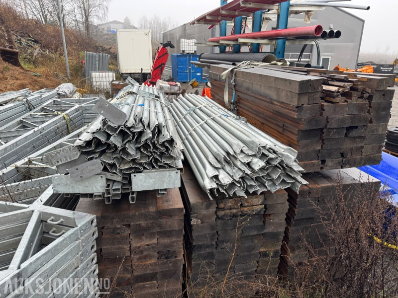 Stålhall 450 m² – demontert lagerhall med duk, klar for opplasting - Construction equipment: picture 3 Stålhall 450 m² – demontert lagerhall med duk, klar for opplasting - Construction equipment: picture 3