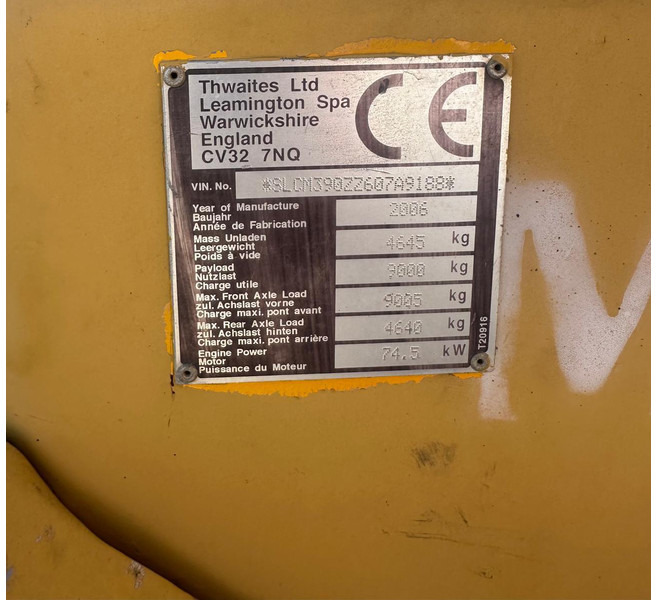 Thwaites 9000 - Dumper: picture 3 Thwaites 9000 - Dumper: picture 3
