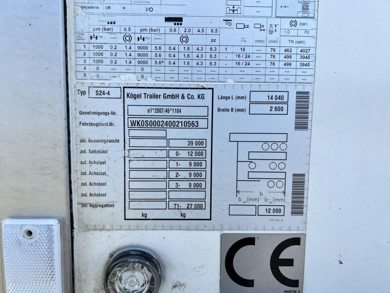 Leasing of Kögel 3 - assige koeloplegger Carrier vector 1550 Kögel 3 - assige koeloplegger Carrier vector 1550: picture 20